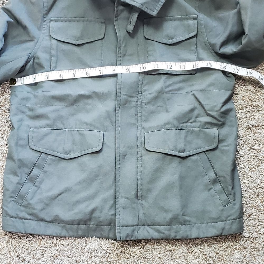 Vince Designer Boys Green Jacket - Picture 3 of 5